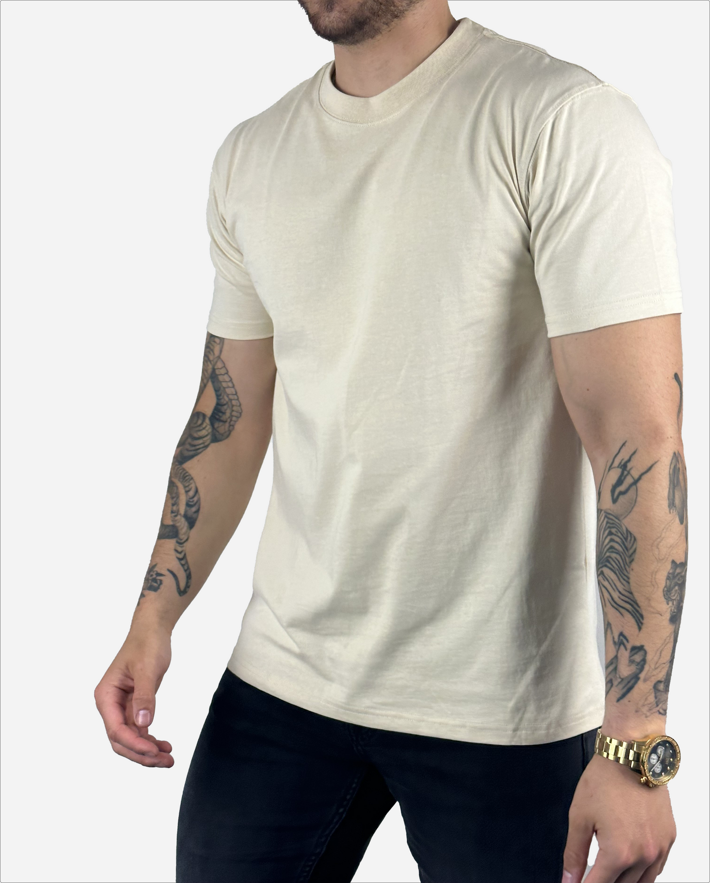 Beige Premium Heavyweight T-shirt